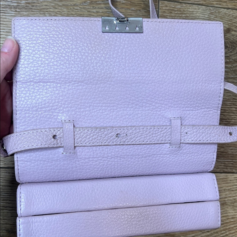 Behno Lavender Leather Mary Bag - Picture 4 of 10